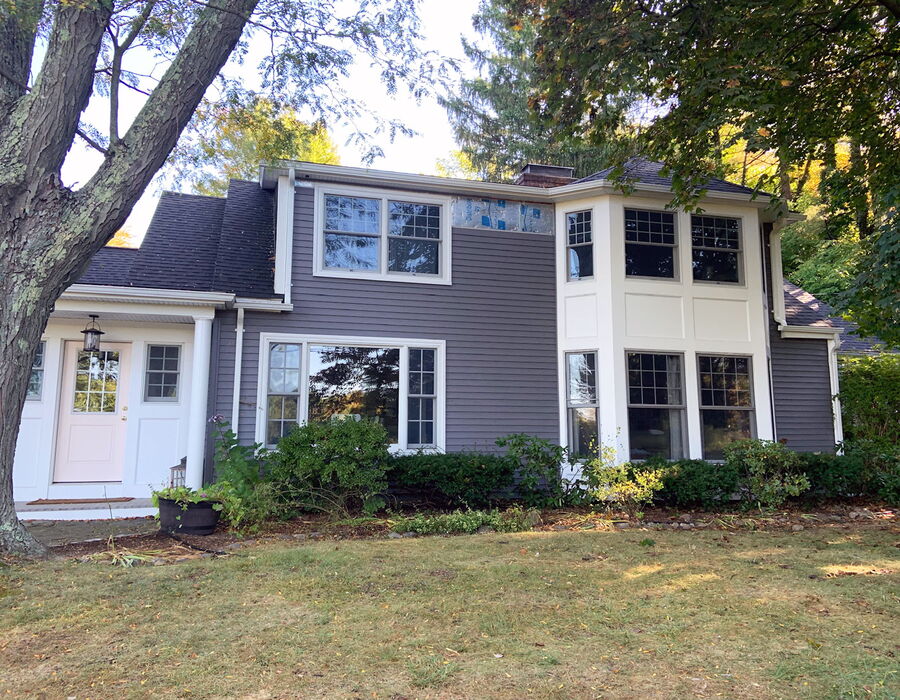 Exterior of room addition