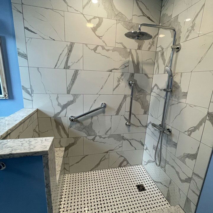 New shower