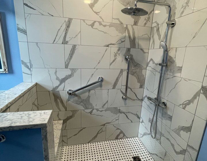 New shower