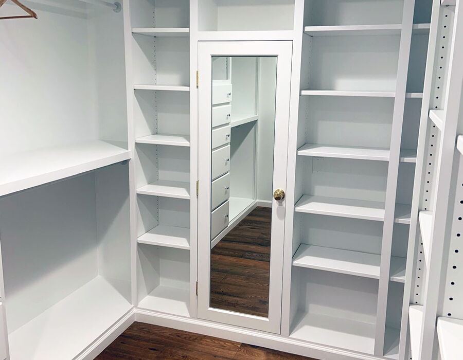 Custom walk in closet